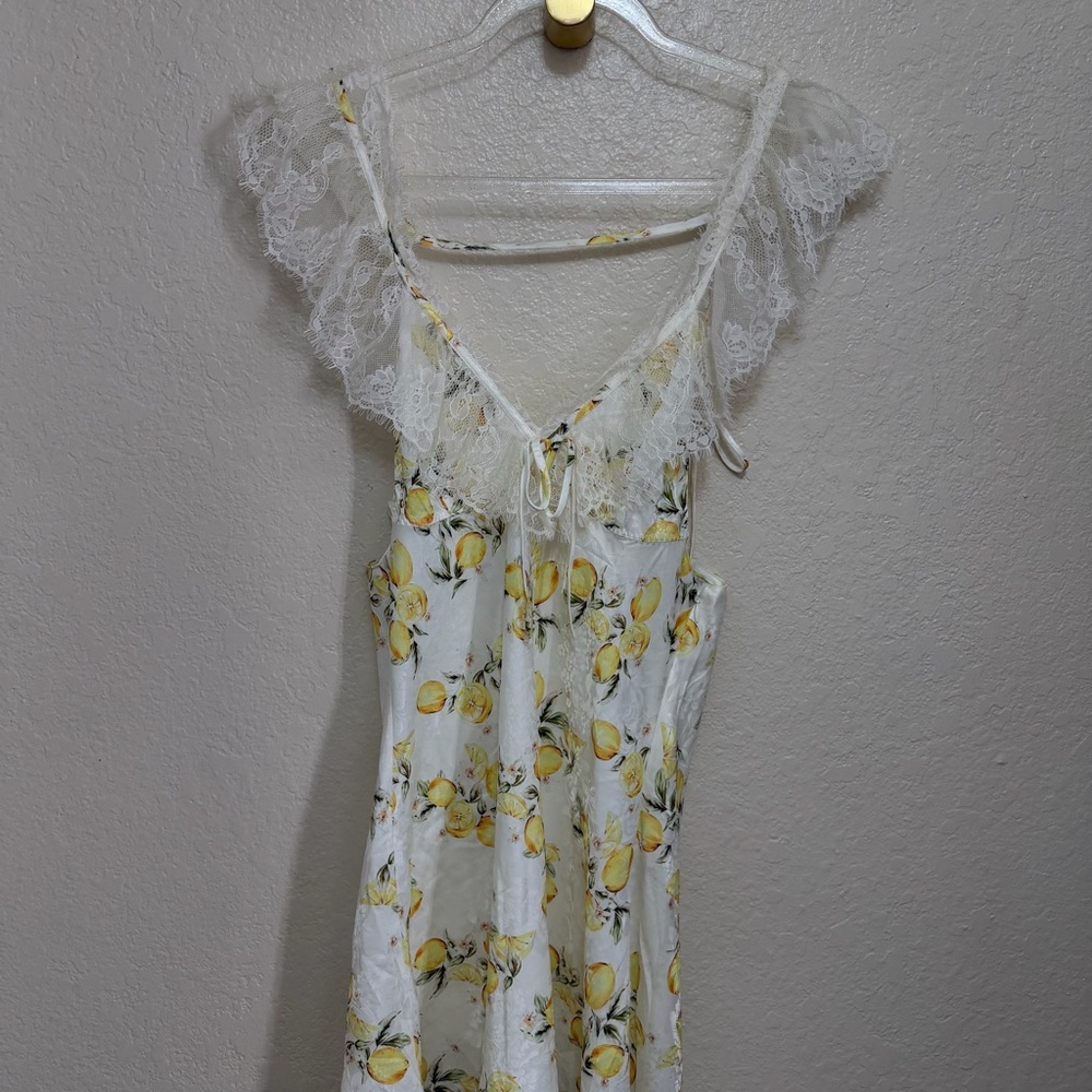 New for love and lemons Audrey Mini Slip Dress size S - Picture 4 of 13